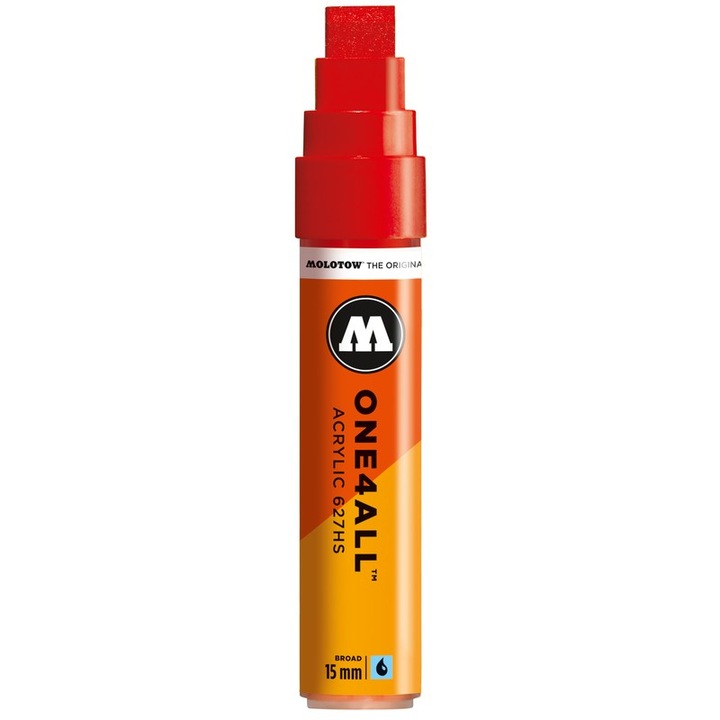 Marker One4All™ 627HS 15 mm Acrylic Molotow Traffic Red