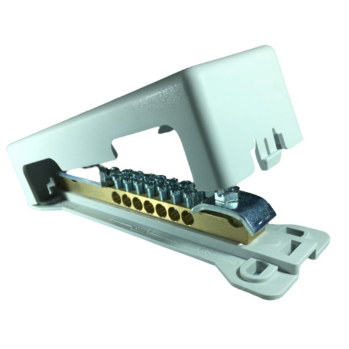 Bara egalizare de potential 2x7x6-25 mm² pentru platbanda 30x4 sau conductor 8-10mm si conductor 50mm²