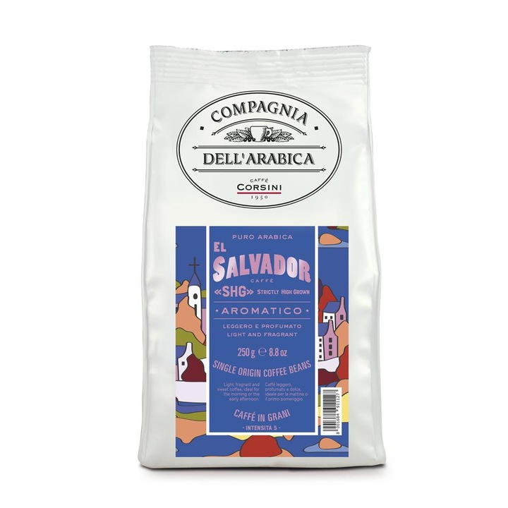 Compagnia Dell` Arabica El Salvador "SHG", Szemes kávé, 250 g