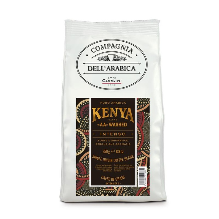 Compagnia Dell` Arabica Kenya AA Washed, Szemes kávé, 250 g