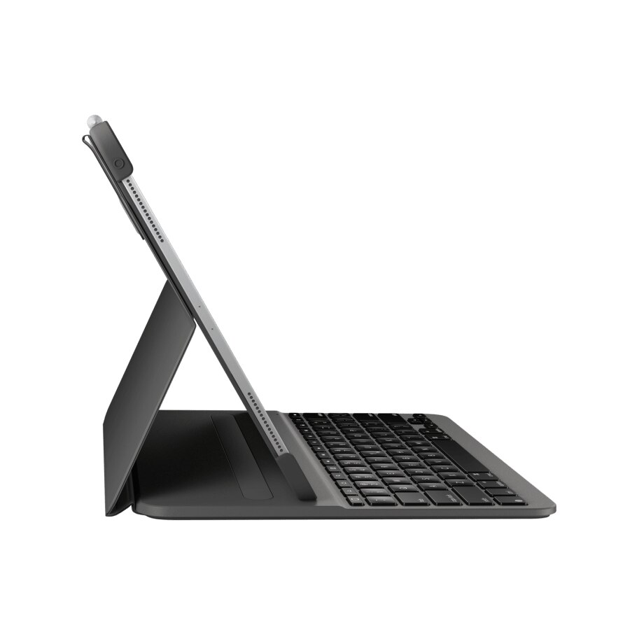 Husa cu tastatura Logitech Slim Folio Propentru ipad Pro 12.9 (3rd si 4th gen), Layout Italiana, Carbon Black