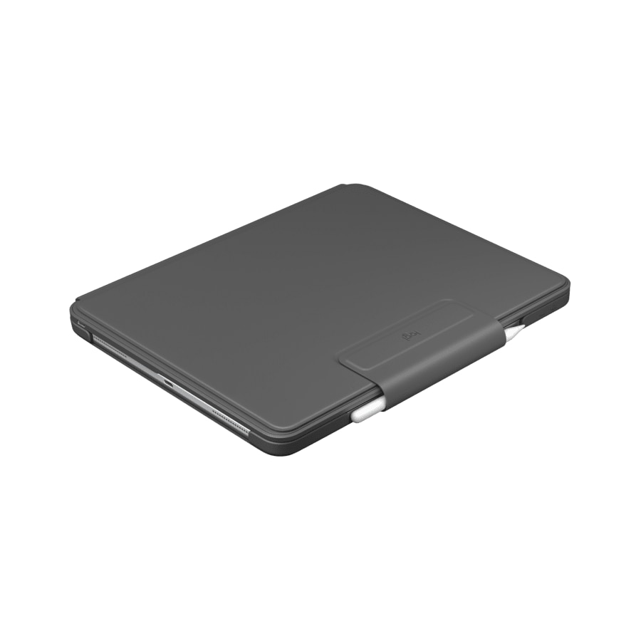 Husa cu tastatura Logitech Slim Folio Propentru ipad Pro 12.9 (3rd si 4th gen), Layout Italiana, Carbon Black