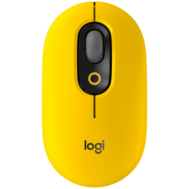 Logitech POP vezeték nélküli Bluetooth egér Blast - sárga