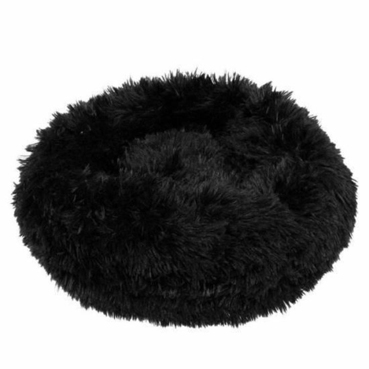 SPRINGOS ágy, puha, kutyáknak és macskáknak, 70 cm, fekete