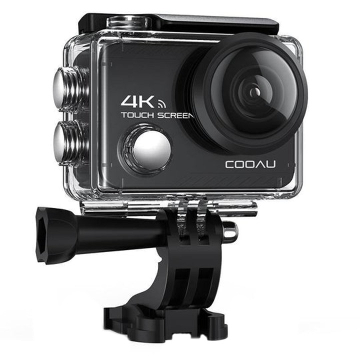 Camera video sport Cooau Cool Series SPC03, 20MP, 4K, Anti Shake, Wi-Fi, HDMI, Black