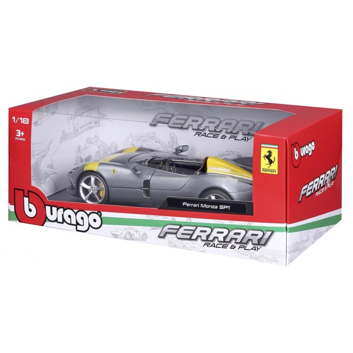 Bburago 1 /18 versenyautó - ferrari r p - ferrari monza sp1