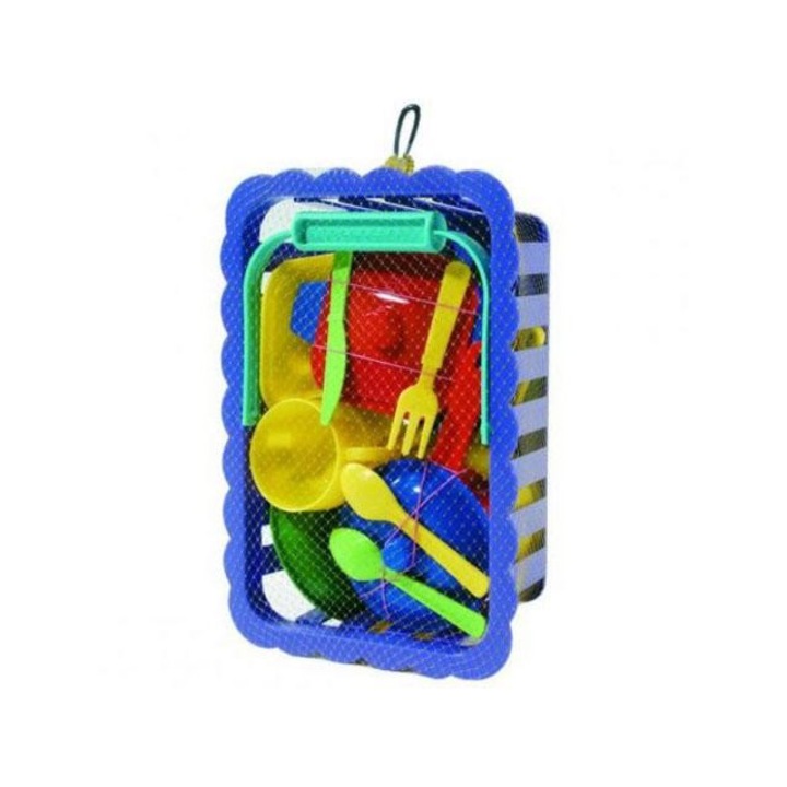 Piknik lábas főzőkészlet kosárban - d-toys
