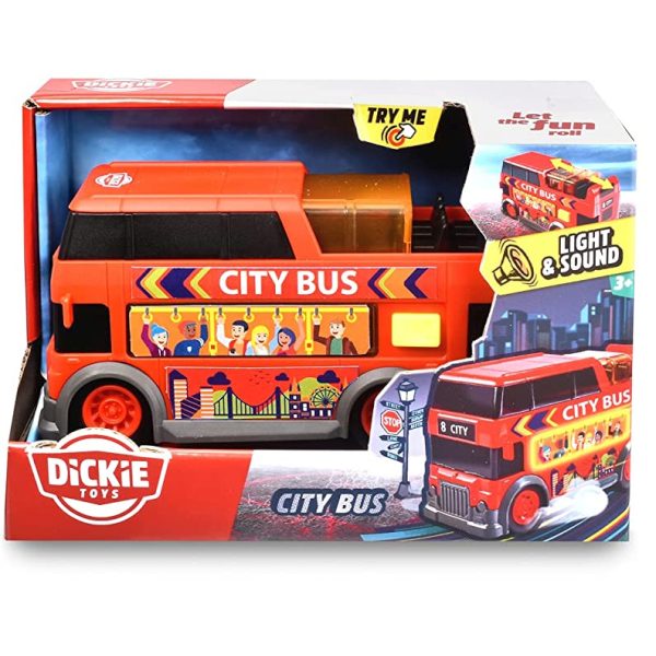 Dickie City Bus - városnéző busz 15 cm - eMAG.hu