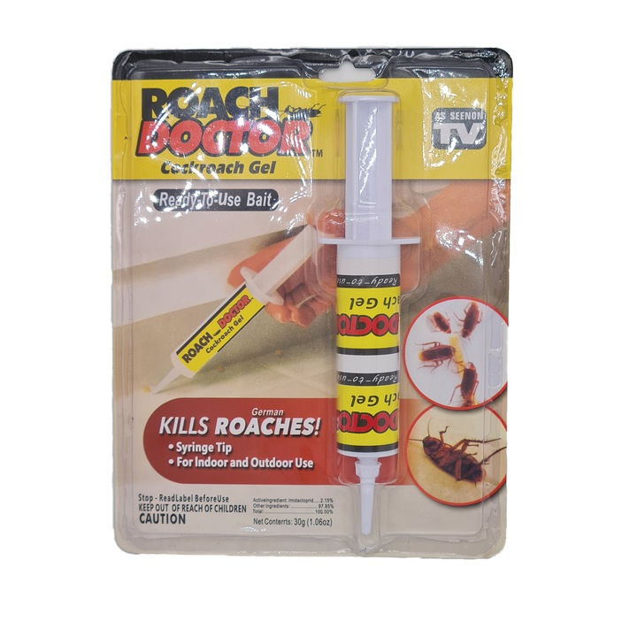 Инсектицид за хлебарки, Гел, Тип спринцовка, 30 g/1oz, Dalimag