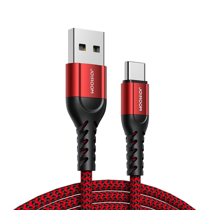 Joyroom N10 King Kong series charging data set 3 x USB- USB Type C kábel 0.25m + 1.2m + 2m Red