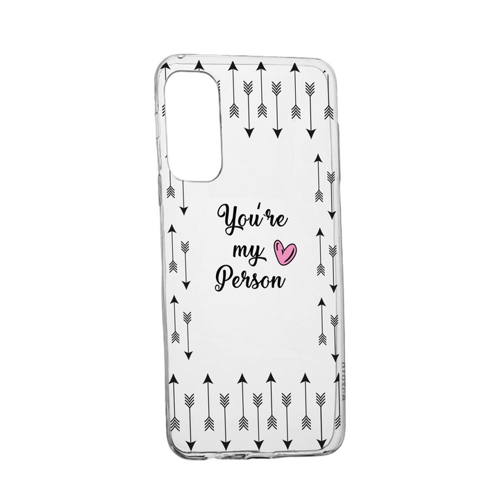 Husa Silicon Compatibila Cu Samsung Galaxy S22 Plus, Make Me Smile, rezistenta la uzura, anti-alunecare, 3