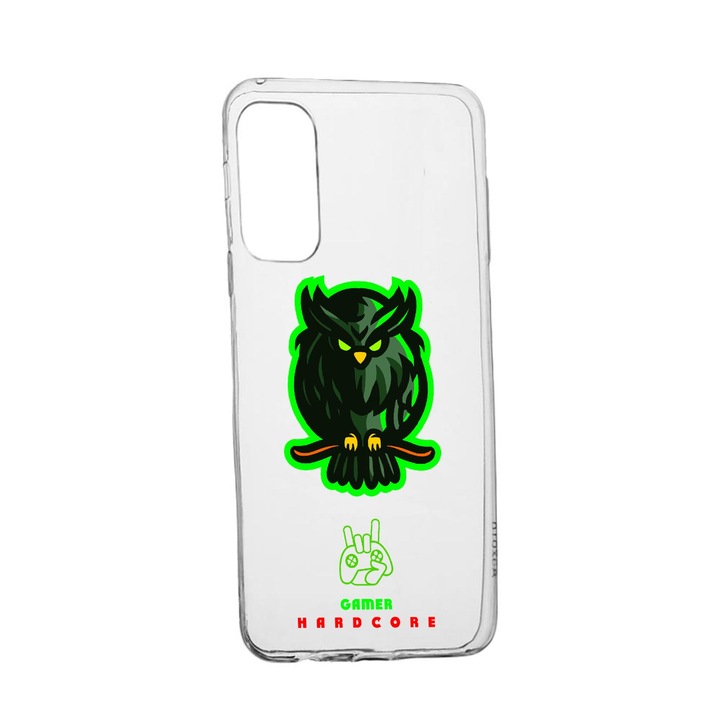 Силиконов калъф Unique за Oppo Reno5 Z 5G, Gamers Hardcore, Transparent TR 288