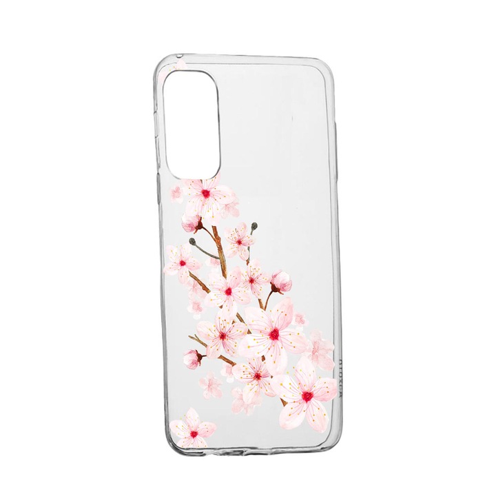 Силиконов калъф Unique за Vivo X60 Pro, Spring Flower, Transparent TR 62
