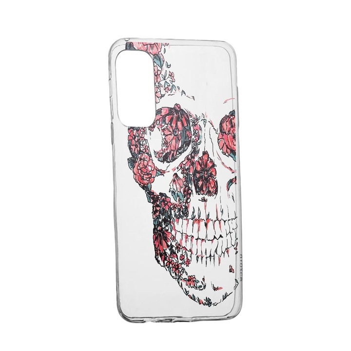 Силиконов калъф Unique за Vivo Y11S, Skull, Transparent TR 253