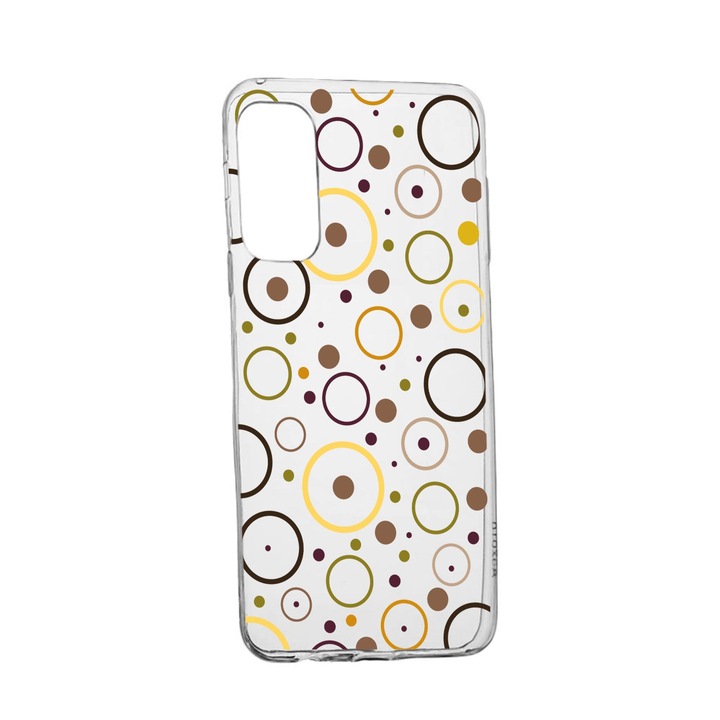 Силиконов калъф Unique за Oppo A54 5G, Circle, Transparent TR 147