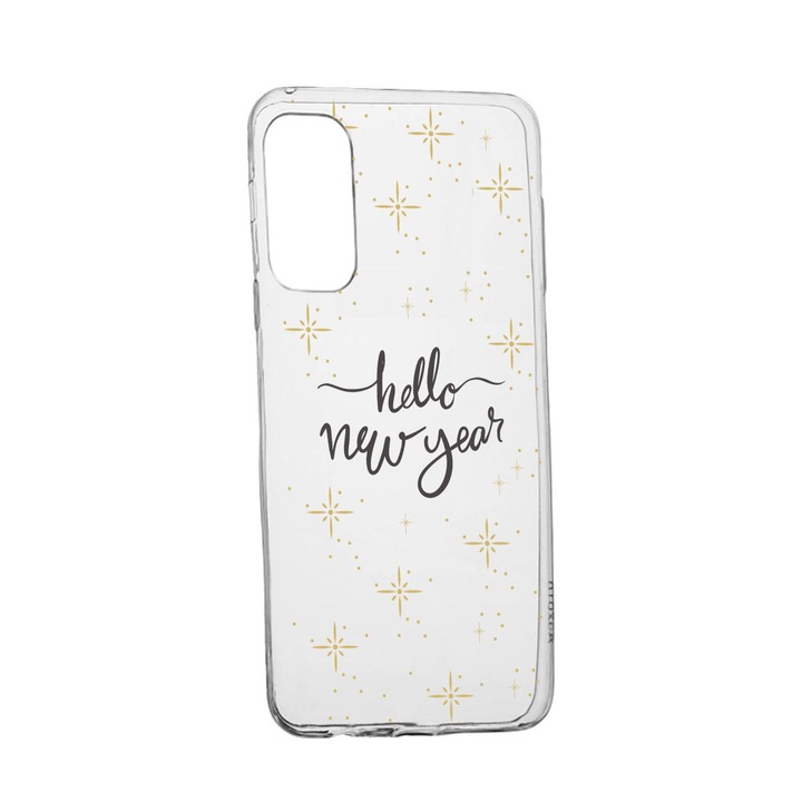 Силиконов калъф Unique за Vivo Y11S, Hello New Year, Transparent TR 173