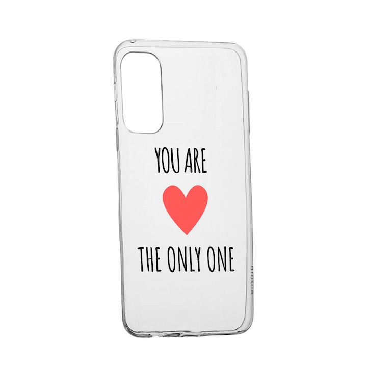 Husa Silicon, Compatibila Cu Honor 70, You Are The Only One, rezistenta la uzura, Transparent TR 114