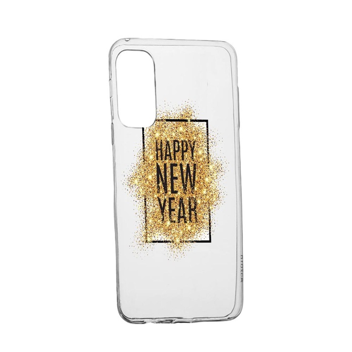 Силиконов калъф Unique за Vivo Y11S, Happy New Year, Transparent TR 355
