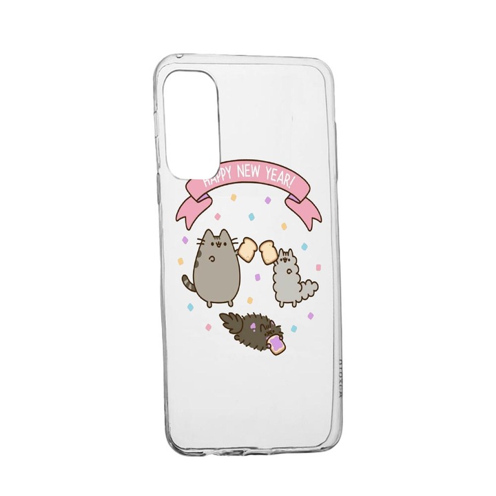 Силиконов калъф Unique за Vivo X60 Pro, Happy New Year, Transparent TR 356