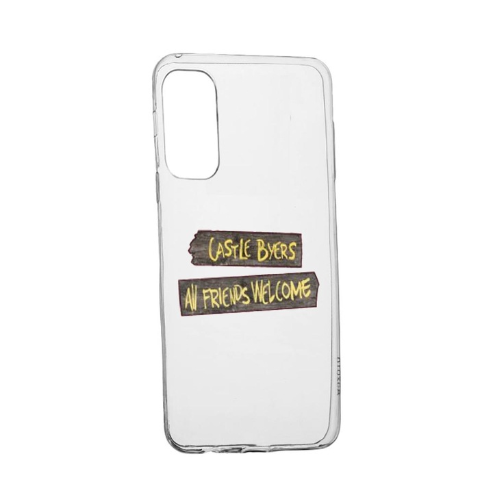 Husa Silicon Stranger Things, Compatibila Cu Samsung Galaxy S21 FE, rezistenta la uzura, anti-alunecare, 375