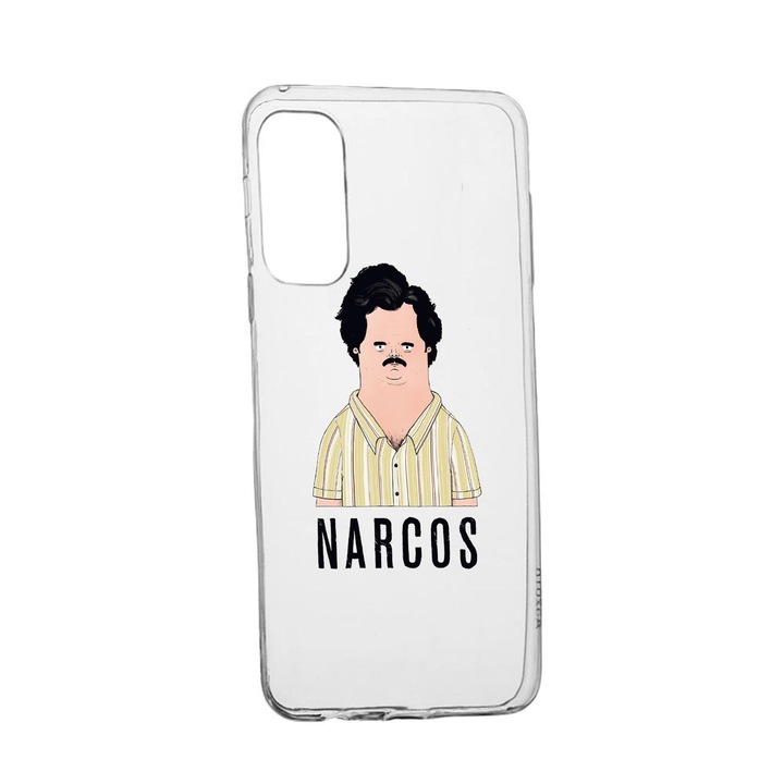 Husa Silicon Narcos Pablo Escobar, Movie Compatibila Cu Samsung Galaxy S21 FE, rezistenta la uzura, anti-alunecare, 436