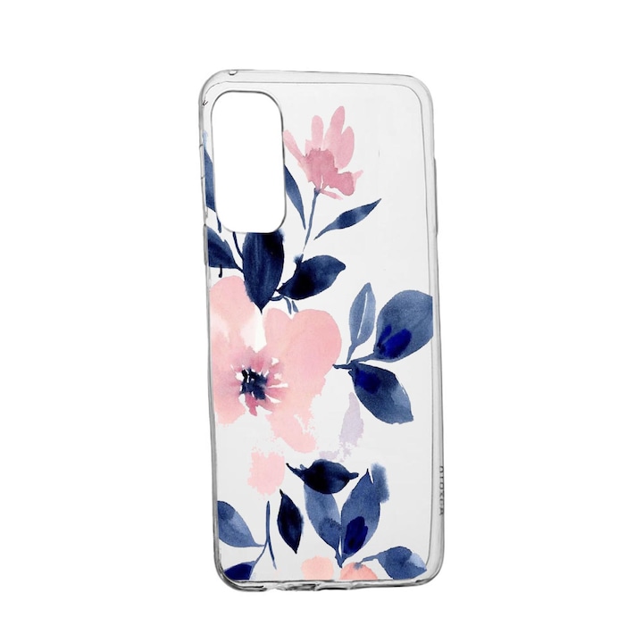 Силиконов калъф, Съвместим със Samsung Galaxy S22 Ultra, Flowers, 506