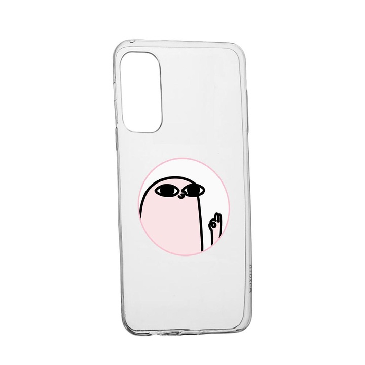 Силиконов калъф Unique за Vivo Y21s, Meme, Transparent TR 658