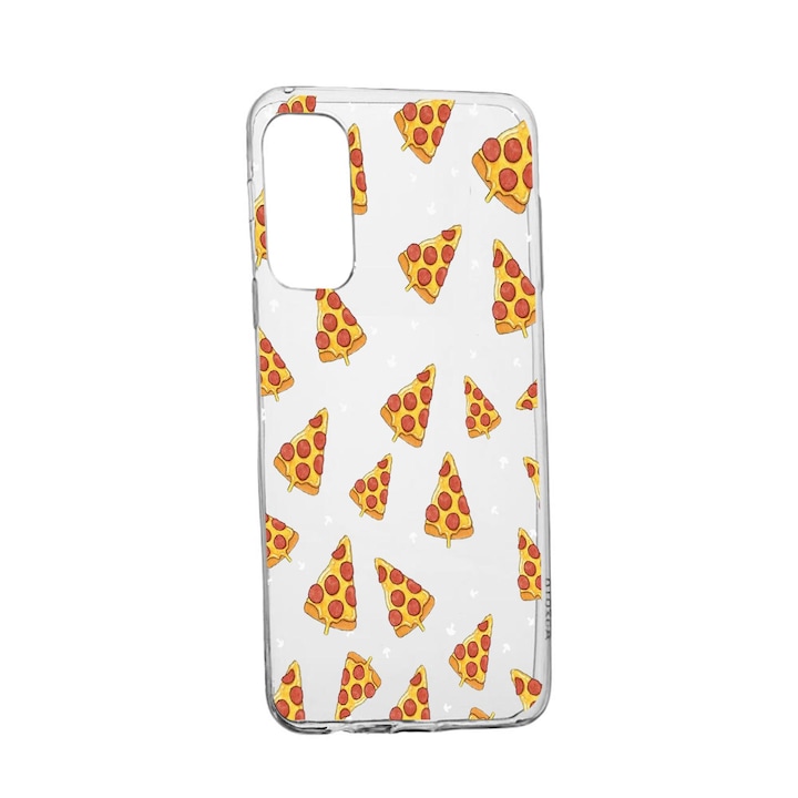 Π‘ΠΈΠ»ΠΈΠΊΠΎΠ½ΠΎΠ² ΠΊΠ°Π»ΡΡ Unique Π·Π° Vivo X60 Pro, Pizza, Transparent TR 665