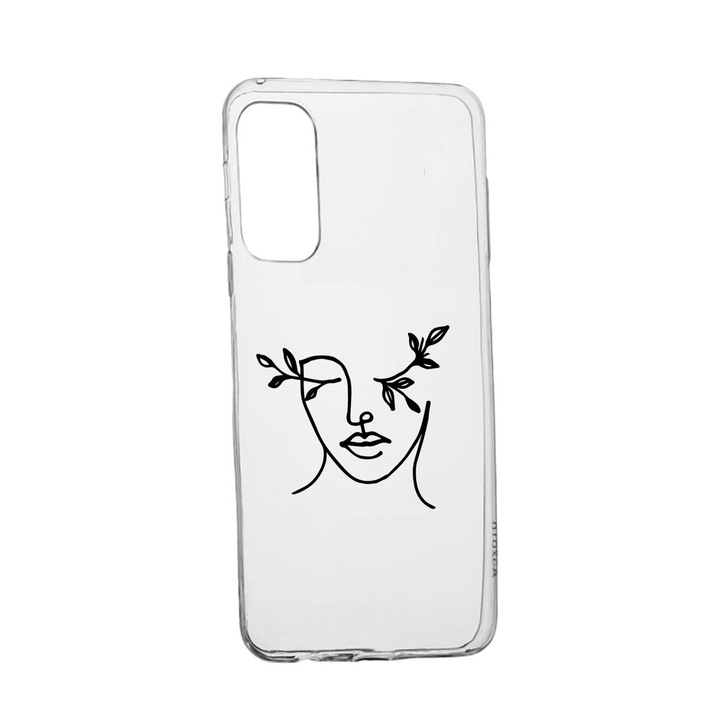 Husa Silicon Compatibila cu Samsung Galaxy A33 5G, Woman Abstract, rezistenta la uzura, 736