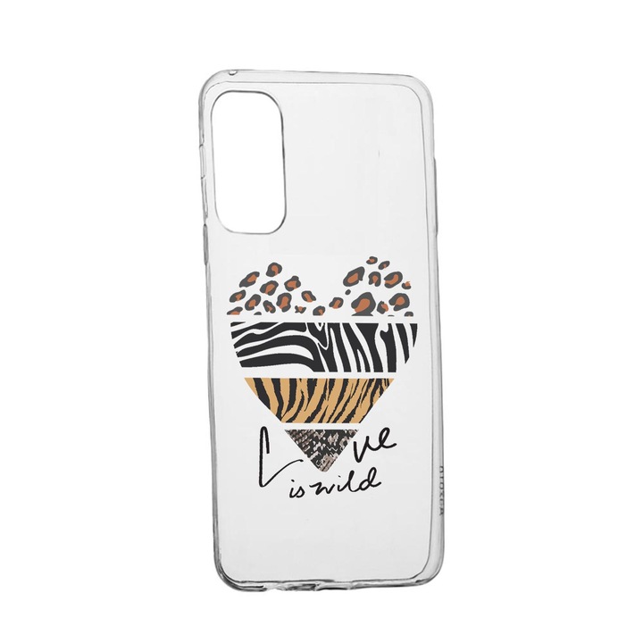 Силиконов калъф Unique за Vivo Y11S, Love Is Wild, Transparent TR 762