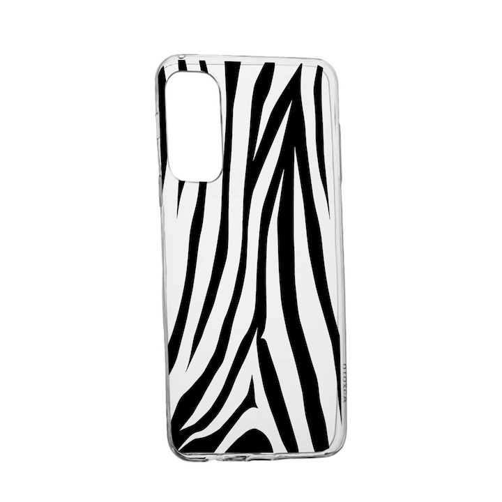 Π‘ΠΈΠ»ΠΈΠΊΠΎΠ½ΠΎΠ² ΠΊΠ°Π»ΡΡ Unique Π·Π° Realme V13 5G, Black Zebra, Transparent TR 785