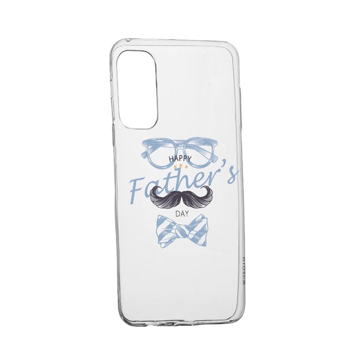 Силиконов калъф Unique за Realme V13 5G, Fathers Day, Transparent TR 797