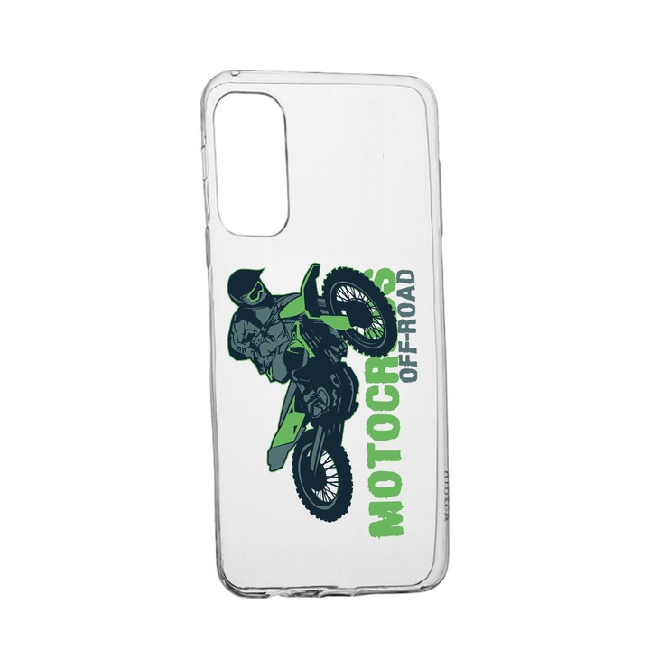 Husa Silicon, Compatibila Cu Honor X7, Motocross, rezistenta la uzura, Transparent TR 819