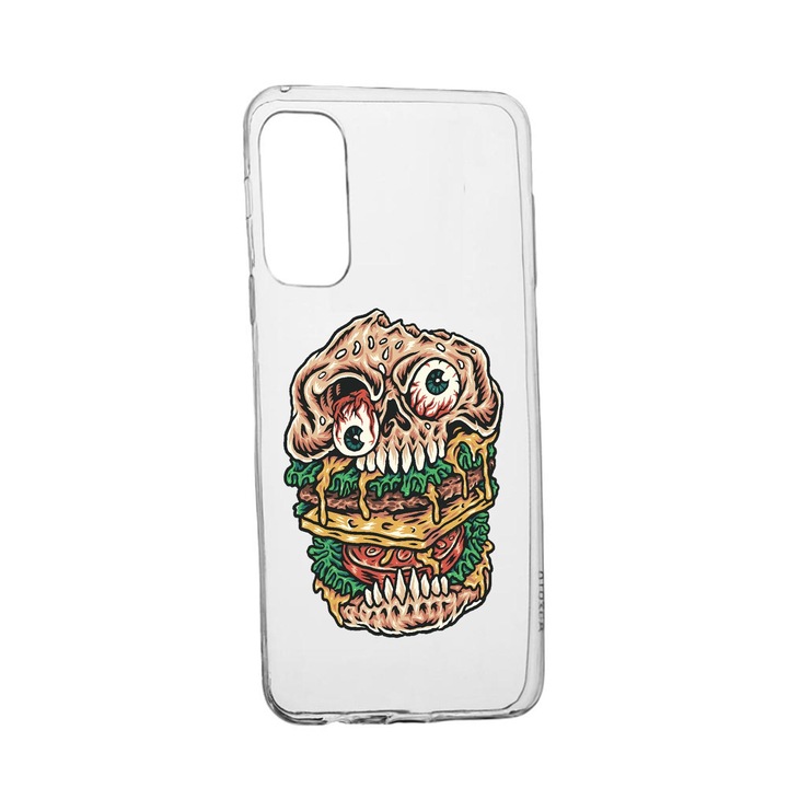 Силиконов калъф Unique за Realme V13 5G, Zomburger, Transparent TR 824