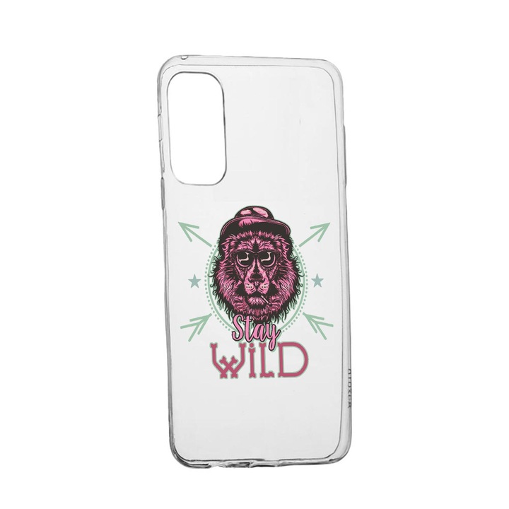 Husa Silicon Compatibila cu Motorola Moto G31, Stay Wild, rezistenta la uzura, 832