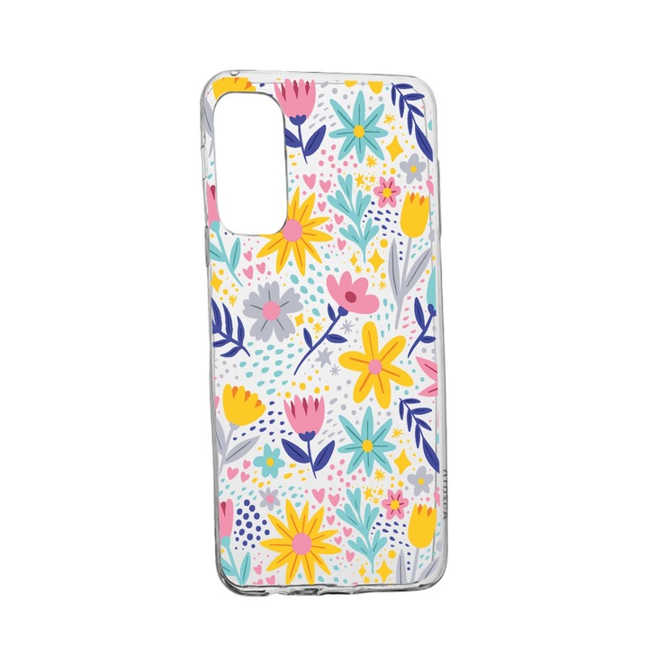 Силиконов кейс Съвместим с Samsung Galaxy A53 5G, Малки цветя, износоустойчивост, TR 758