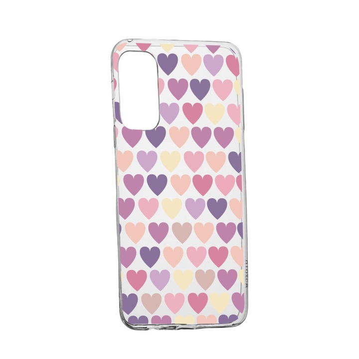 Силиконов калъф Unique за Realme V13 5G, Hearth, Transparent TR 34