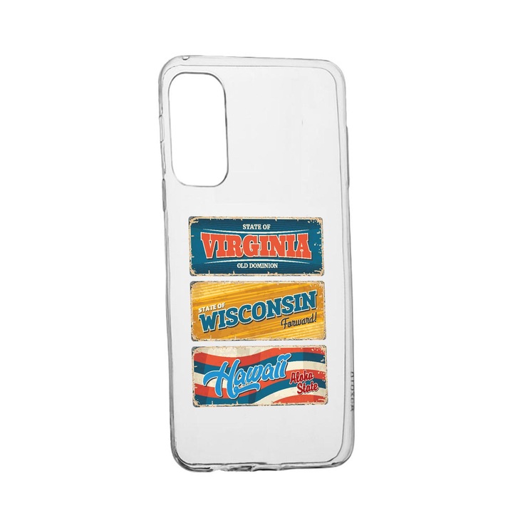 Силиконов калъф Unique за Realme V13 5G, License Plate Number, Transparent TR 815