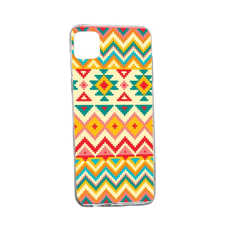 Силиконов калъф Unique за Apple iPhone 11 Pro Max, Aztec, Transparent TR 11