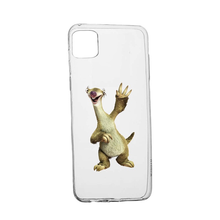 Силиконов калъф, съвместим с Xiaomi 11 Lite 5G NE, Ice Age Sid, устойчивост на износване, противоплъзгащ се, 24