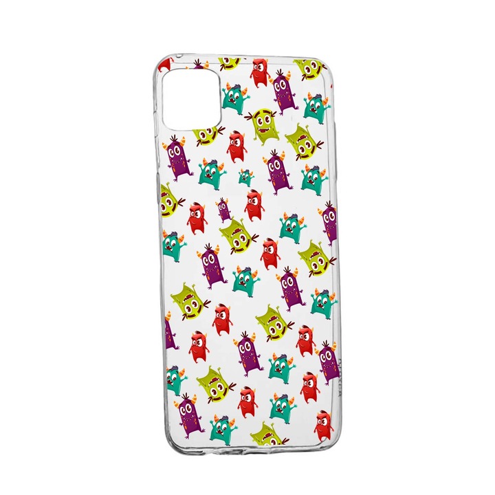 Силиконов капак, съвместим с Motorola Moto G100, Little Monsters, устойчивост на износване, TR 121