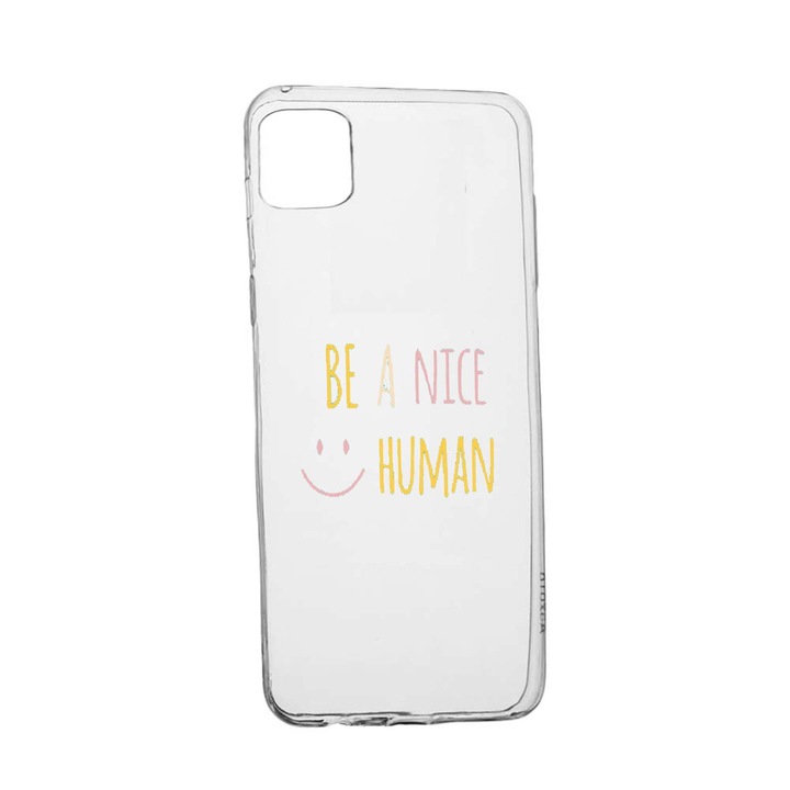 Силиконов калъф Unique за Realme C11 2021, Be Nice, Transparent TR 480
