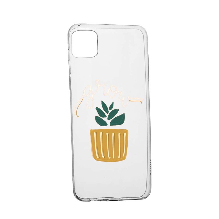 Silicon Grow Cover, съвместим с Xiaomi 11 Lite 5G NE, износоустойчивост, противоплъзгаща се, 490