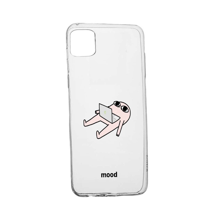 Силиконов калъф Unique за Realme C11 2021, Meme Mood, Transparent TR 659