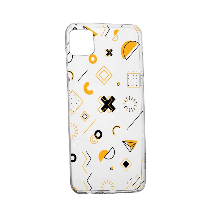 Силиконов калъф Unique за Samsung Galaxy F12, Symbols, Transparent TR 763