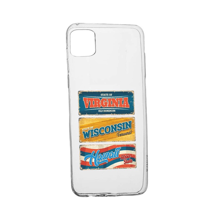 Силиконов калъф Unique за Realme C11 2021, License Plate Number, Transparent TR 815