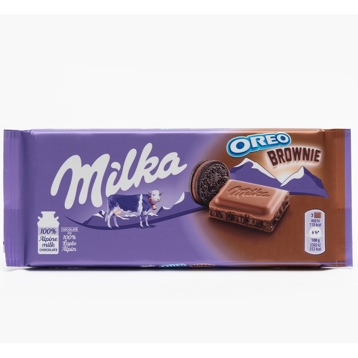 Ciocolata cu biscuiti si negresa Milka 100g