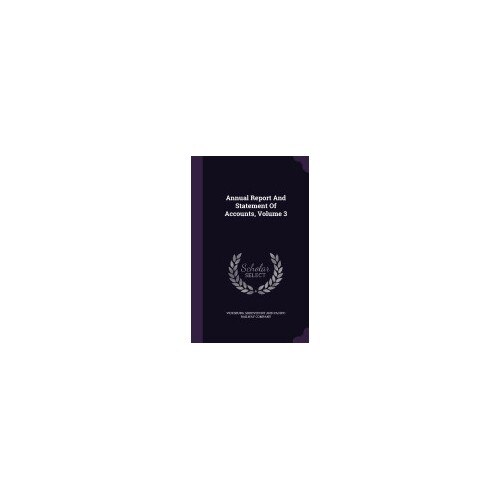 Annual Report and Statement of Accounts, Volume 3