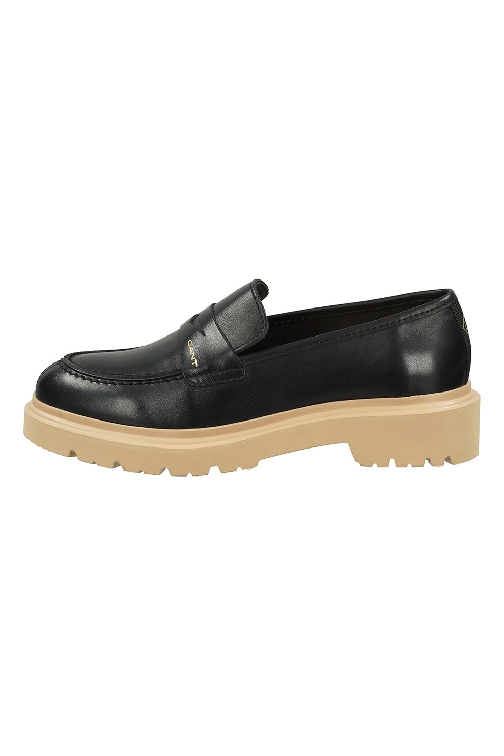 GANT MALINCA - Kotníkové Boty Na Platformě - Black/černá