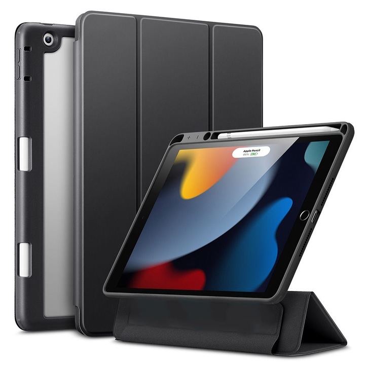 Калъф ESR Rebound Hybrid за Apple iPad 10.2", 2019/2020/2021, Black
